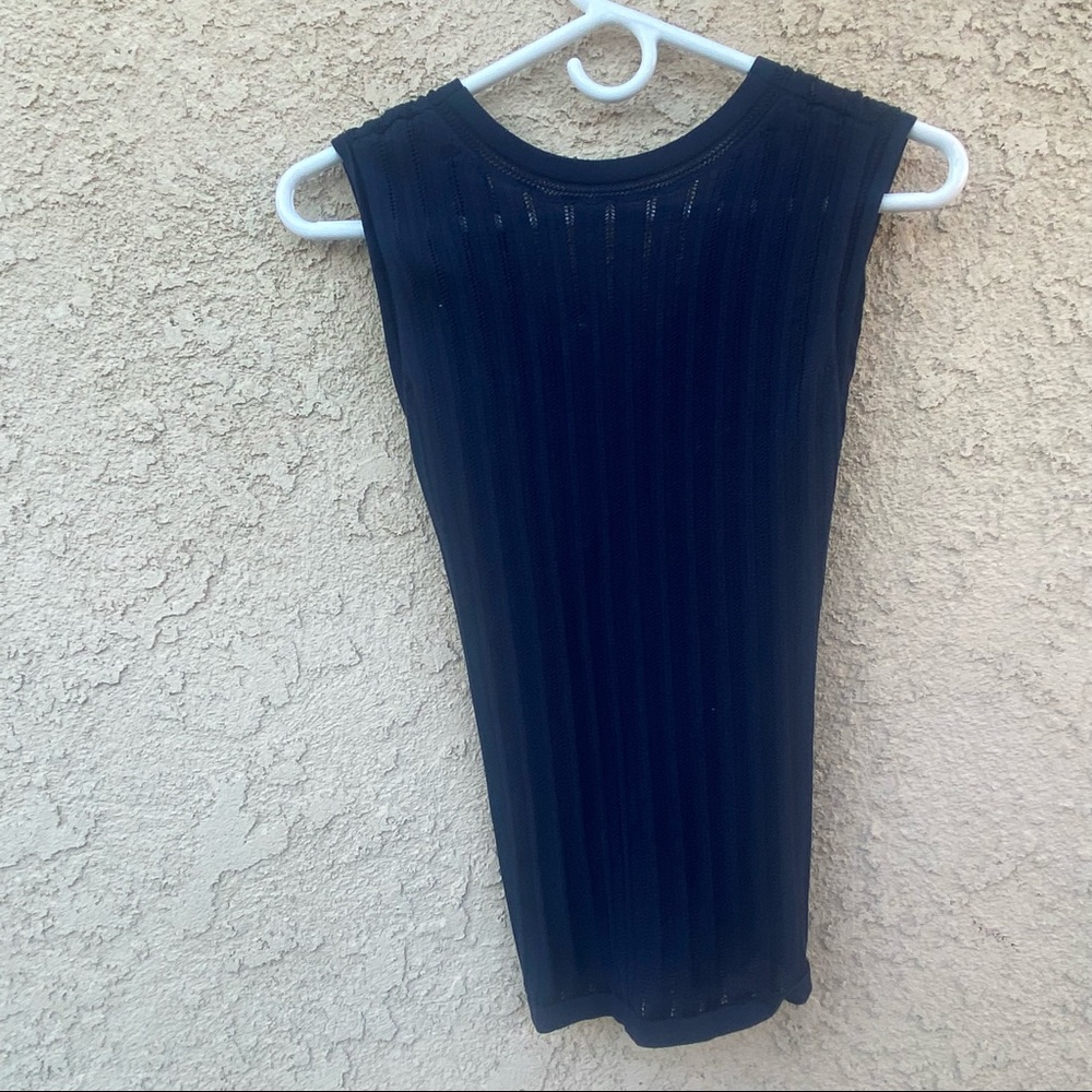 Current Air Small Navy Top with back opening